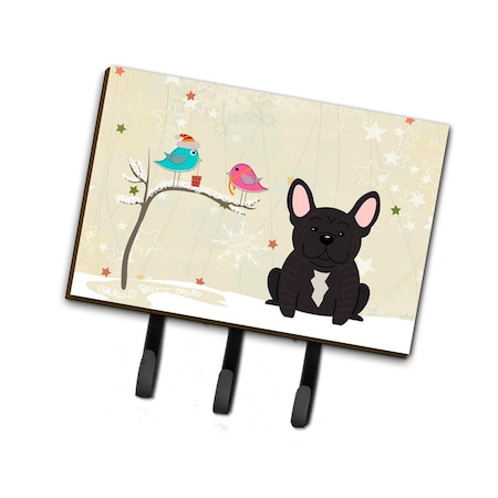 Carolines Treasures Christmas Presents Between Friends French Bulldog Brindle Leash or Key Holder BB2481TH68
